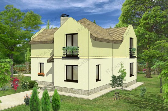 PROIECTE CASE SI VILE - PROIECT TEHNIC CASA  2-006